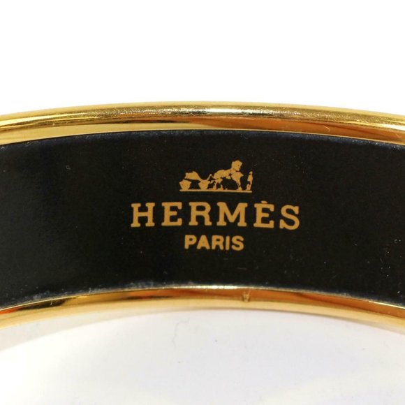HERMES Enamel Cloisonné Bracelet - Picture 4 of 7